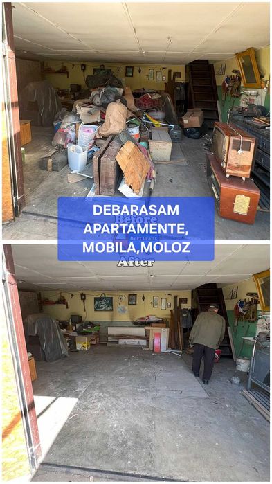 Debarasam apartamente, mobila veche, moloz