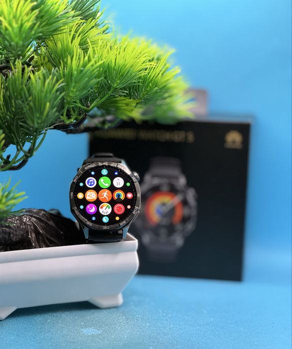 ГАРАНЦИОНЕН!!! Смарт часовник Huawei Watch GT 5, 46mm, Black Strap
