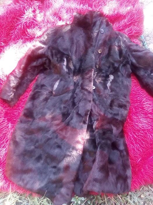 Дамско кожено палто