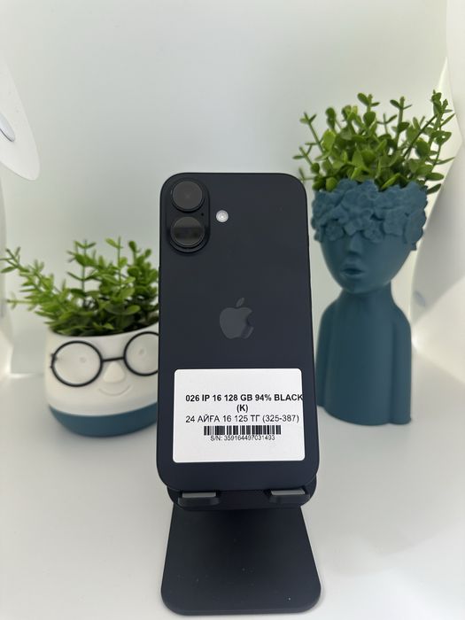 Iphone 16 128 gb 94% 31493 / Pintel.kz 15/69