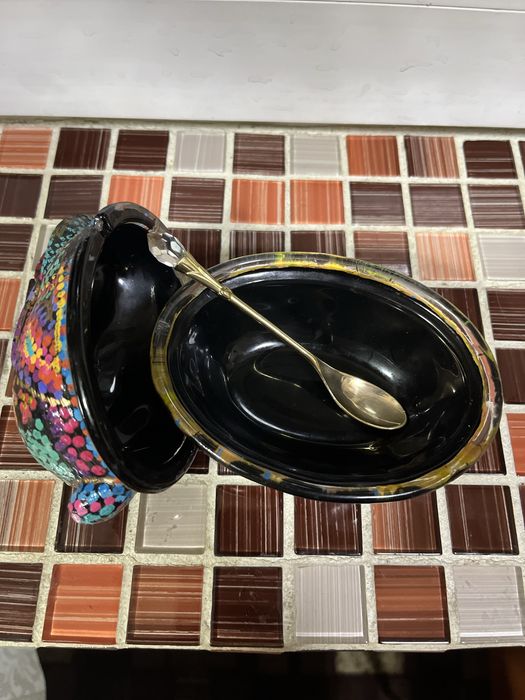 Вазочка с крышкой