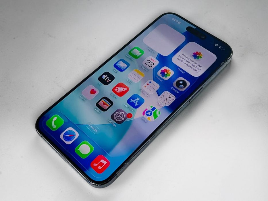 Apple iPhone 15 Pro Max 256GB Titanium Blue 100% Батерия! Отличен