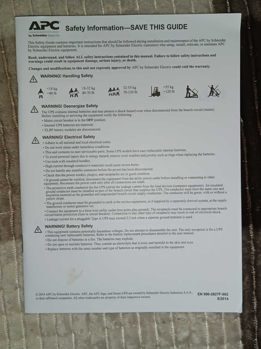 APC by Schneider Electric BV1000I-GR