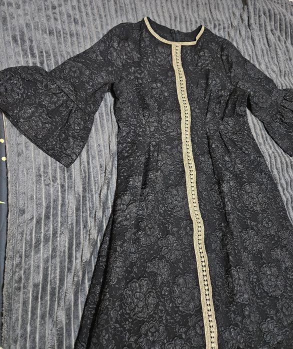 Платье чёрное под турецкий стиль