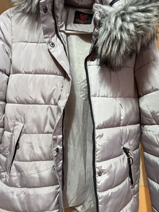 Дамско зимно яке (сиво)