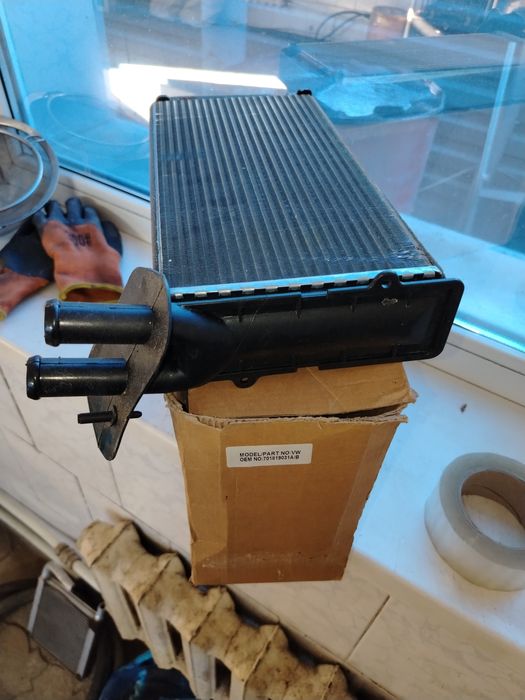 Радиатор печки т4