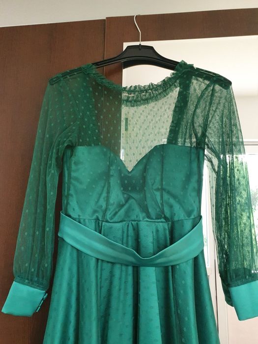 Rochie eleganta verde smarald.