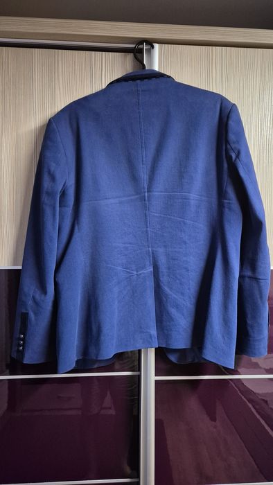 Sacou casual albastru marime M-L/48-50