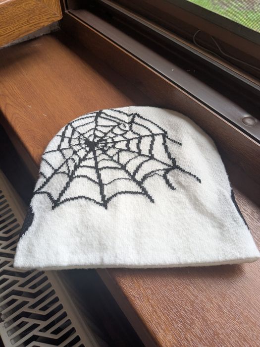 White and Black Gravity Vision Beanie