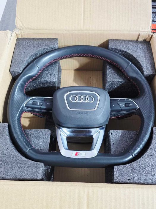 Volan Audi Q5 Q7 Q8 A3 A5 A7 A3 2021 S-Line Original –PADELE, AIRBAG