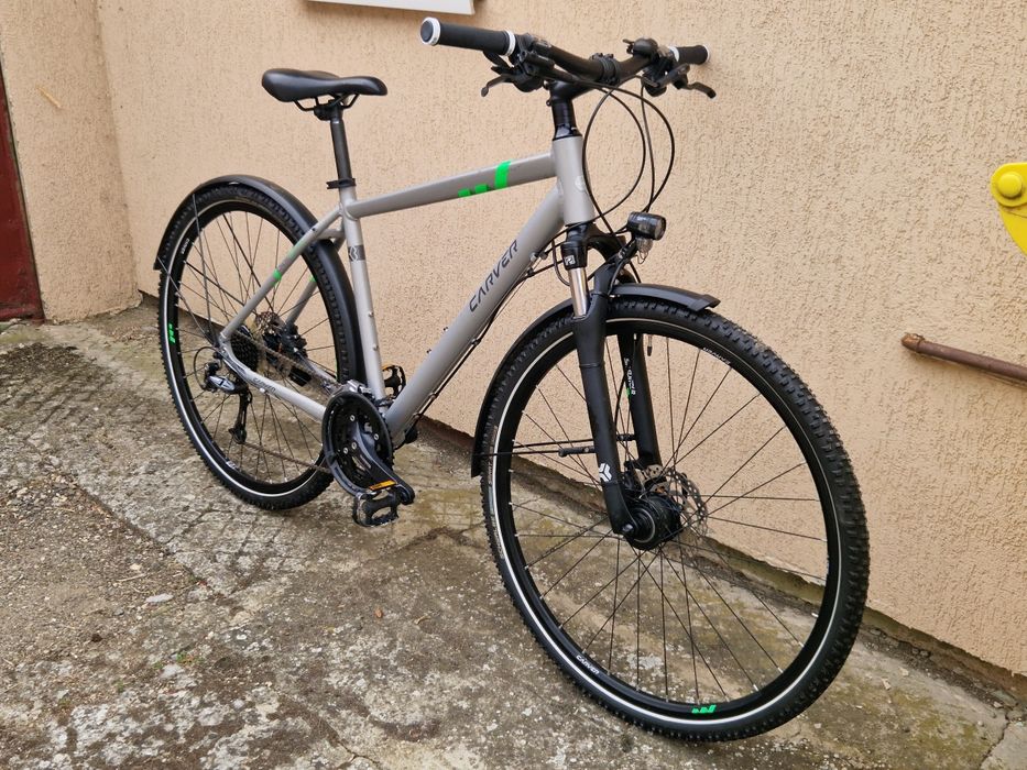 Carver Cinos 120 Super City Bike Shimano XT Bicicleta Aluminiu cadru L