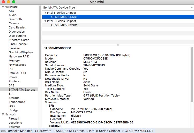 Mac mini Server mid‑2011 • i7 Quad‑Core • 2×500GB SSD RAID  • 16GB RAM