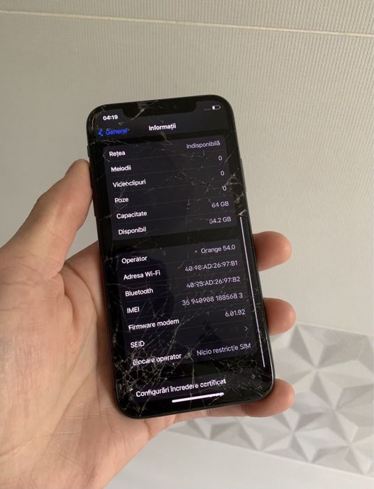 • Iphone X • neverlocked • functional • piese dezmembrari