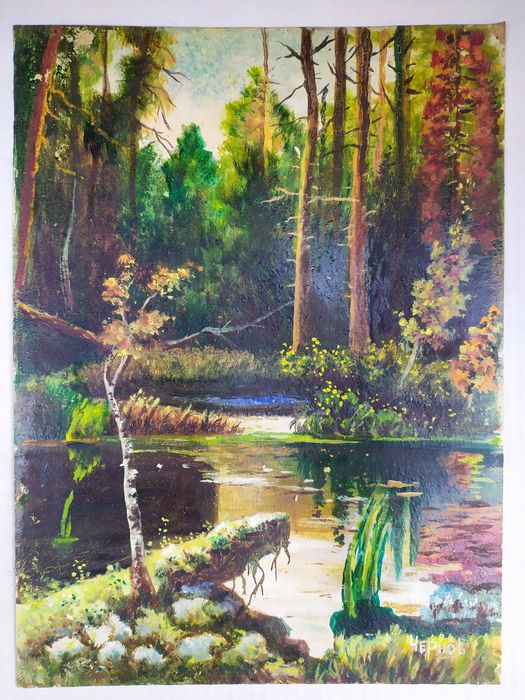 Картина пейзаж известного художника