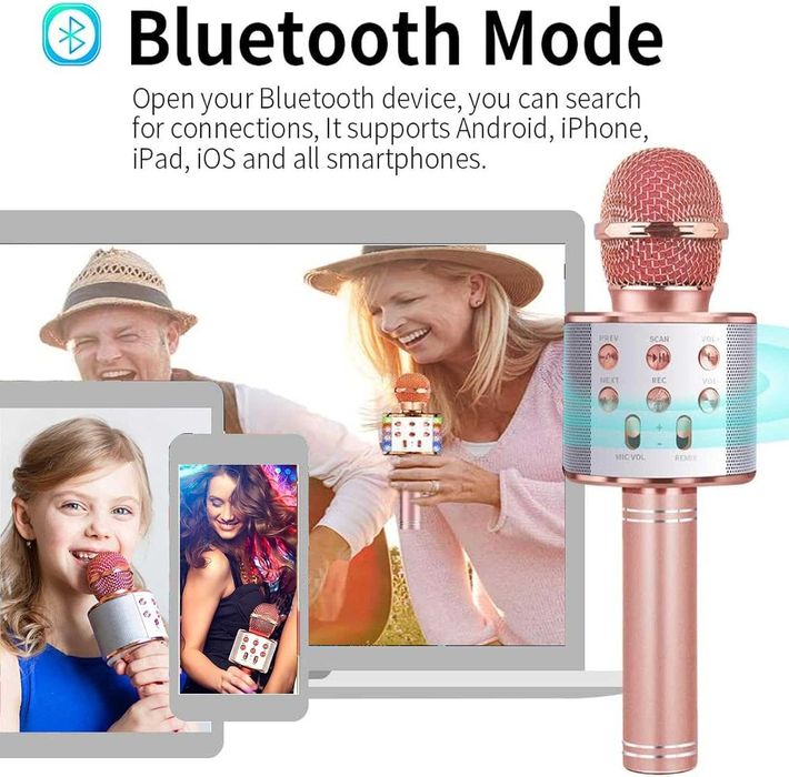 Безжичен караоке микрофон за деца