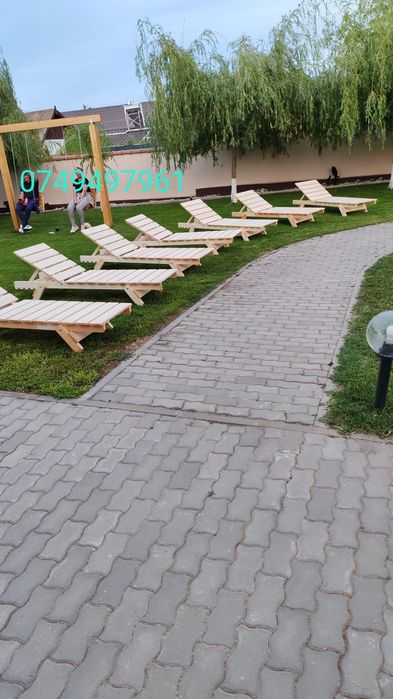 Sezlong Lemn Masiv Construit Corect  Lemn Certificat Clasa A
