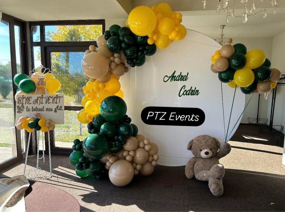 Aranjamente nunta Aranjamente baloane florale Oglinda magica Fum greu