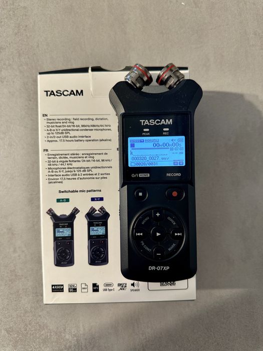 TASCAM DR-07XP – 32-bit Float