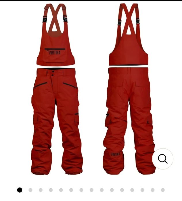 Pantaloni bibs ski/snowboard Virtika Signature Patrol - mărimea S