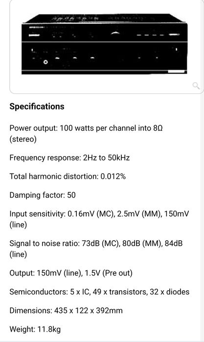Amplificator Onkyo A -8019
