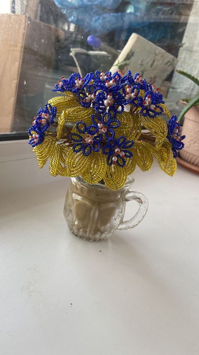 Деревья из бисера ручной работы