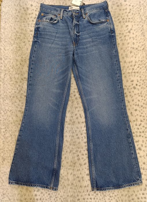 Blugi evazați flare Zara L