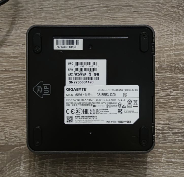 Barebone mini-PC Gigabyte Brix - за части