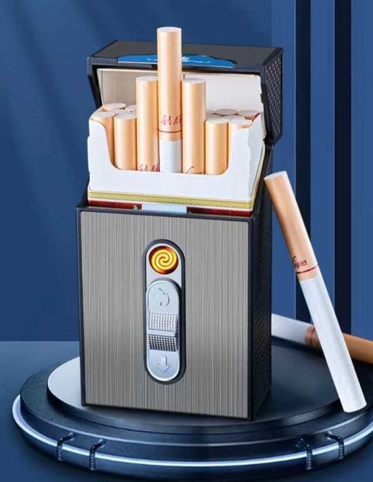 Зажигалки usb+портсигар