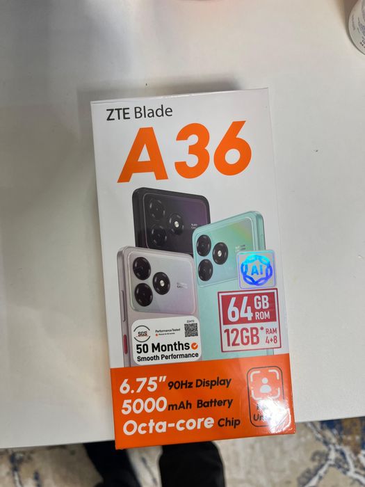 ZTE Blade A36 смартфон