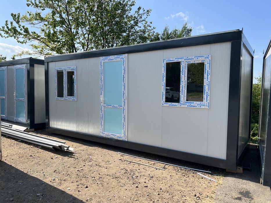 Container birou santier vestiar de locuit sanitar modular