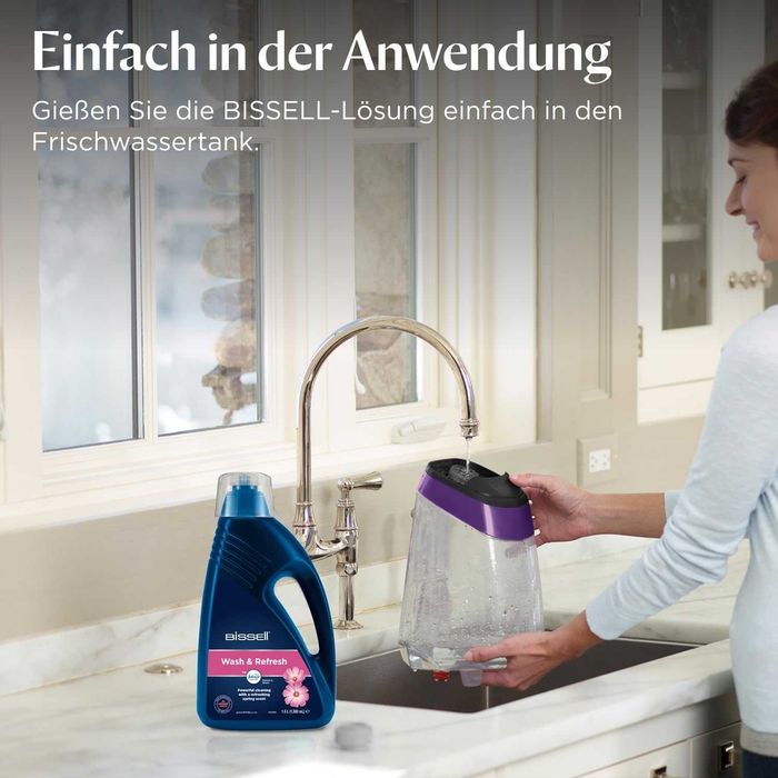 Почистващ препарат Bissell Wash & Refresh за прахосмукачки BISSELL 1500ml