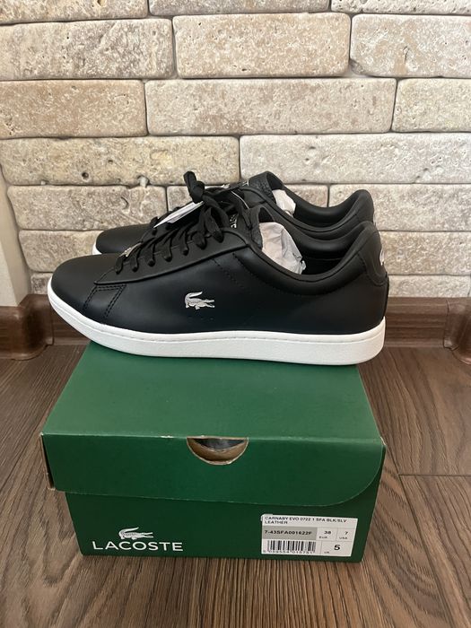 Черни кецове Lacoste 38 размер