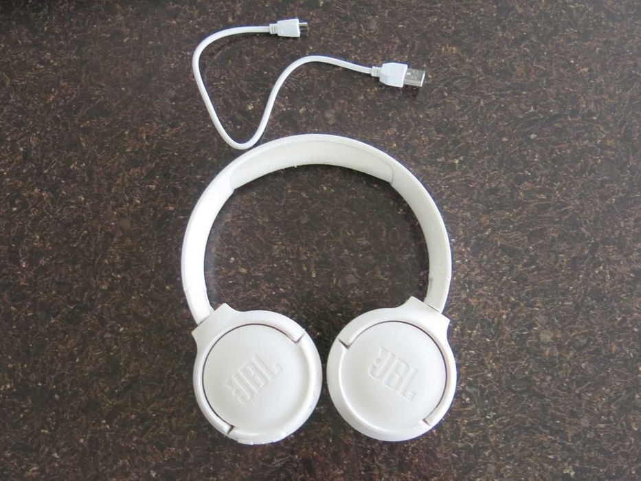 Безжични слушални JBL TUNE 500BT, Бели