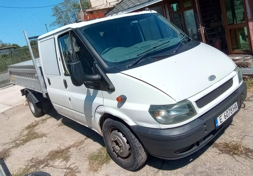 Ford Transit 2.4tdci, 6+1 места, самосвал, регистриран!