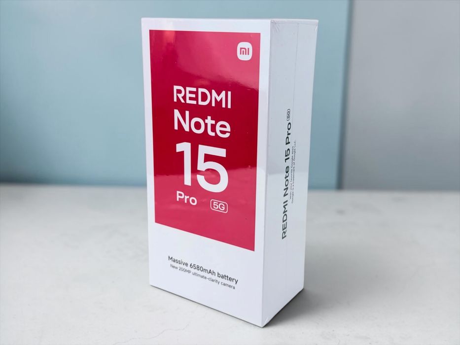 НОВ! Xiaomi Redmi Note 15 Pro 5G 512GB 8RAM Titanium Color 2г. Гаранция!