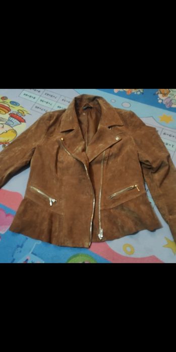 Geaca dama piele întoarsă