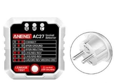 Контакт Тестер Изтичане на Ток Фазомер Проверка за Електрически Утечки