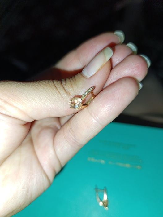 Золотые Детские сережки