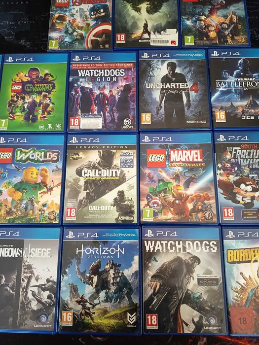 Lot 21 jocuri PS4 in stare foarte buna