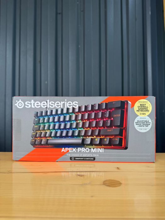 Tastatura Gaming STEELSERIES Apex Pro Mini Wireless, OmniPoint Switch, Bluetooth, negru SIGILATA NOUA