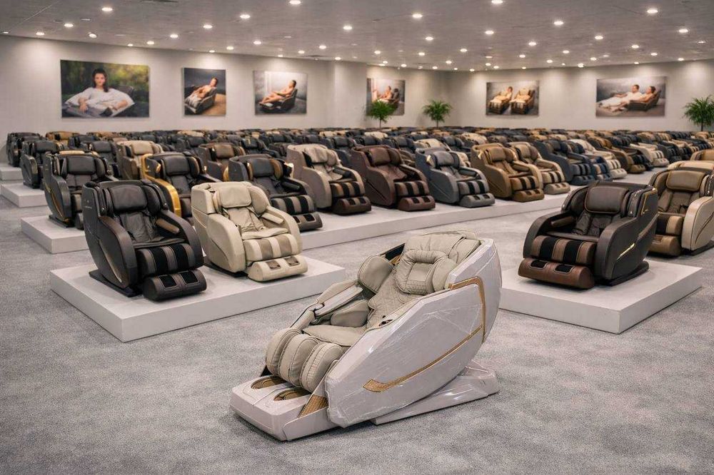 Массажное кресло с функцией подогрева для комфорта.