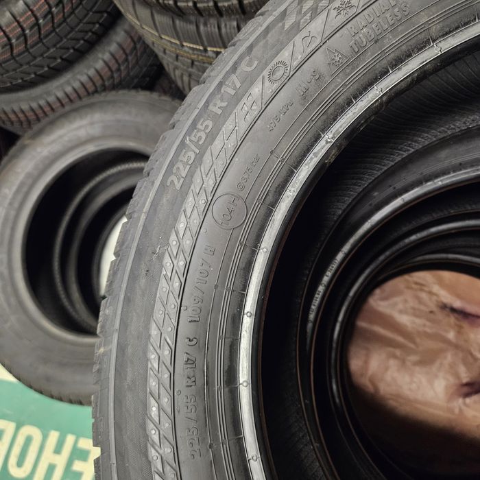 4 Нови бусови гуми 225/55R17C Continental VanCon 4Season 109H DOT4025