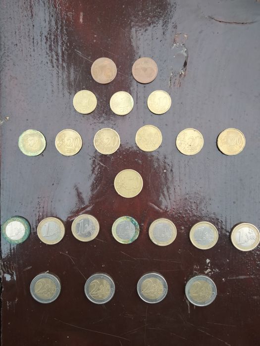 Monede euro și diverse pentru colectie