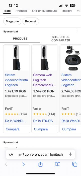 Camera videoconferinta Logitech ConferenceCam