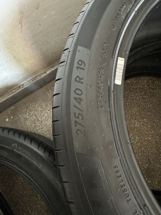 Anvelope vara 245/45/19 si 275/40/19 Michelin ca noi