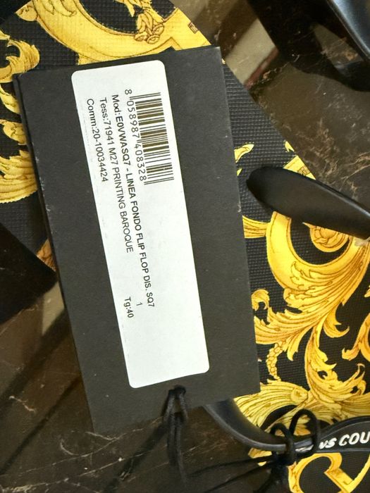 Мъжки джапанки - Versace Jeans Couture