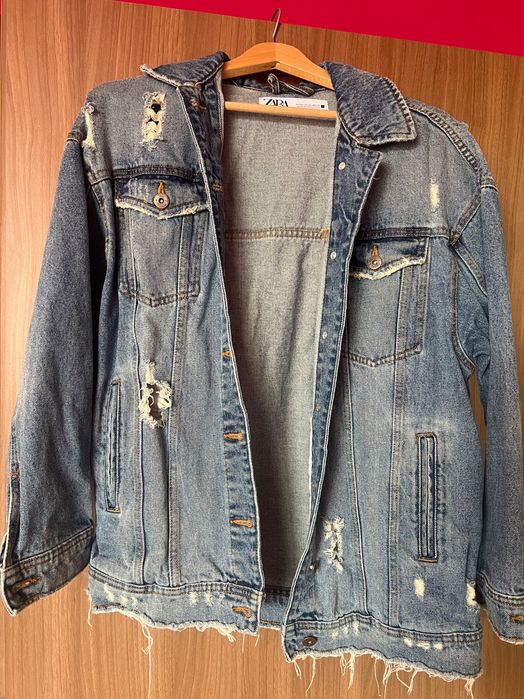 Дънково яке Zara – oversize