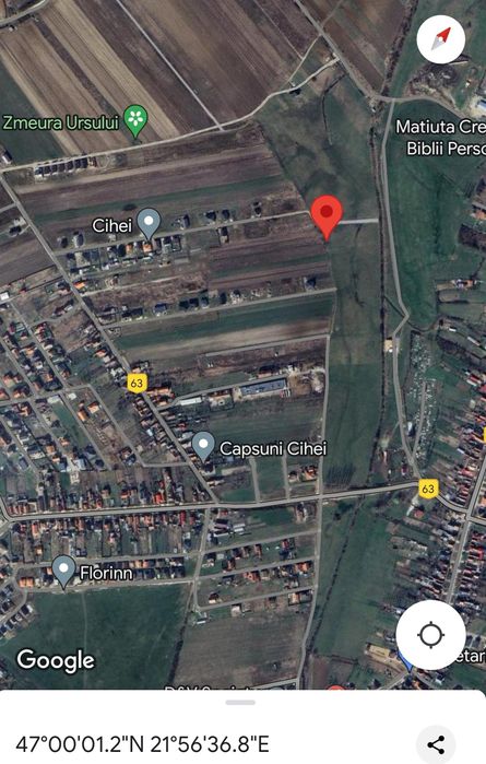 Vând teren Cihei- Str Dealului