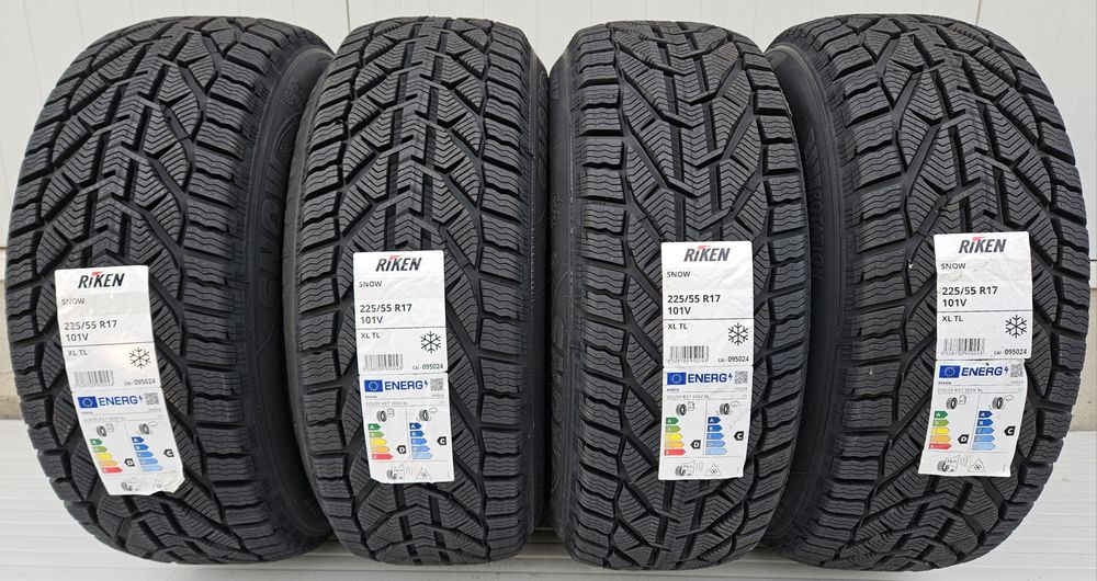 225/55 R17 101V RIKEN (by Michelin) Anvelope iarna M+S Protectie janta