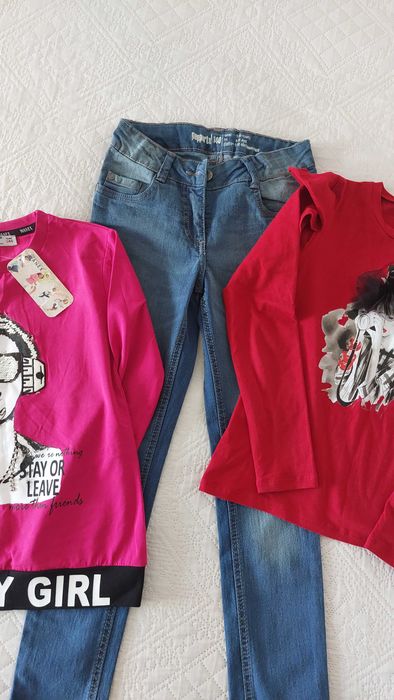 Блузки и дънки за момиче